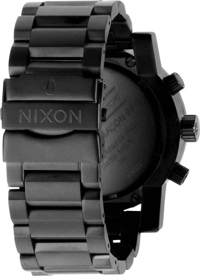Montre Homme Nixon The Magnacon SS A154-1041 Bracelet et cadran noirs vue 2