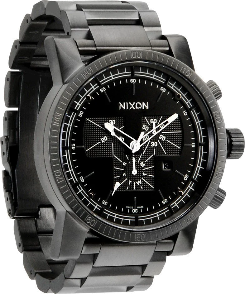 Montre Homme Nixon The Magnacon SS A154-632 Boîtier en titane anthracite
