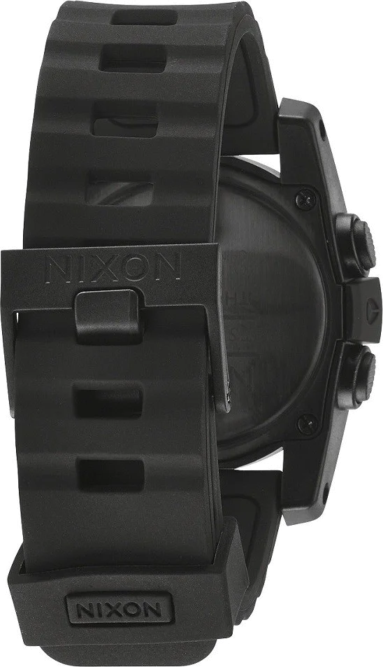 Montre Mixte Nixon The Unit 40 A490-001 Bracelet en silicone noir vue 2