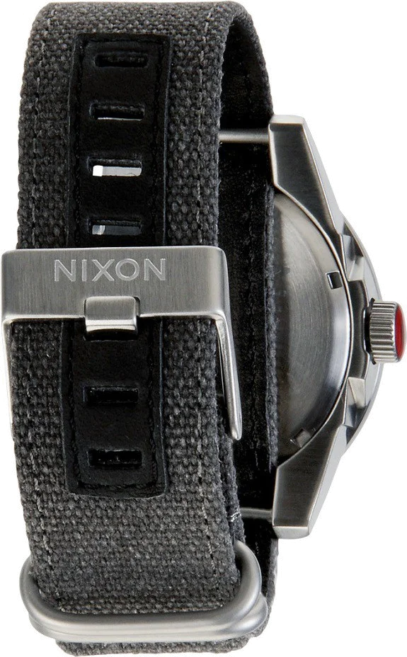 Montre Homme Nixon The Corporal A243-100 Bracelet gris en toile vue 2