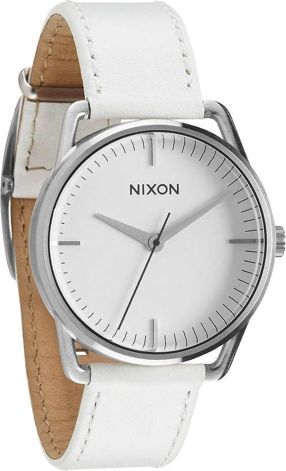 Montre Mixte Nixon The Mellor A129-391 Bracelet en cuir blanc