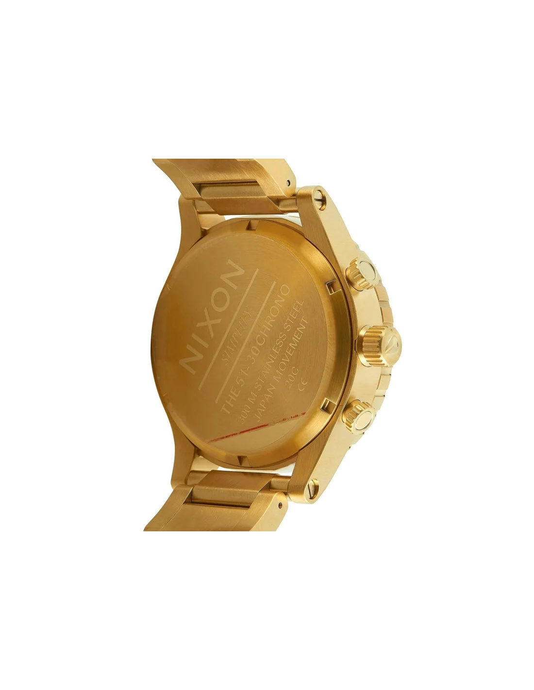 Montre Homme Nixon The 51-30 Chrono A083-502 en Acier Doré vue 2