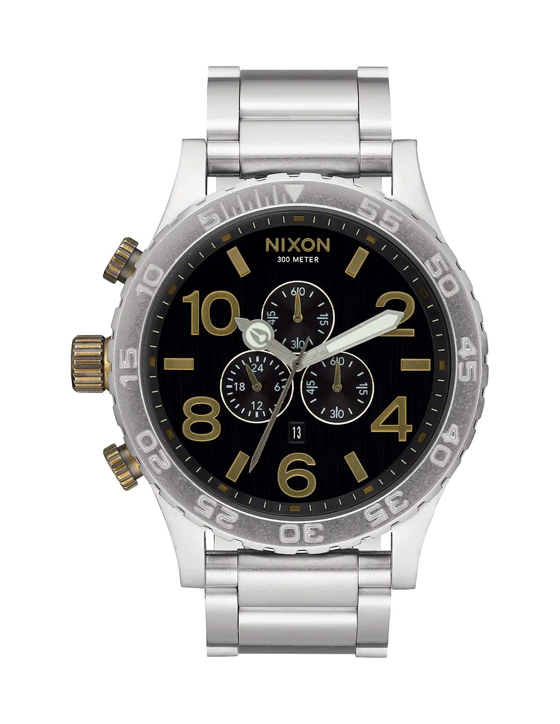 Montre Homme Nixon 51-30 Chrono A083-2222 Argent
