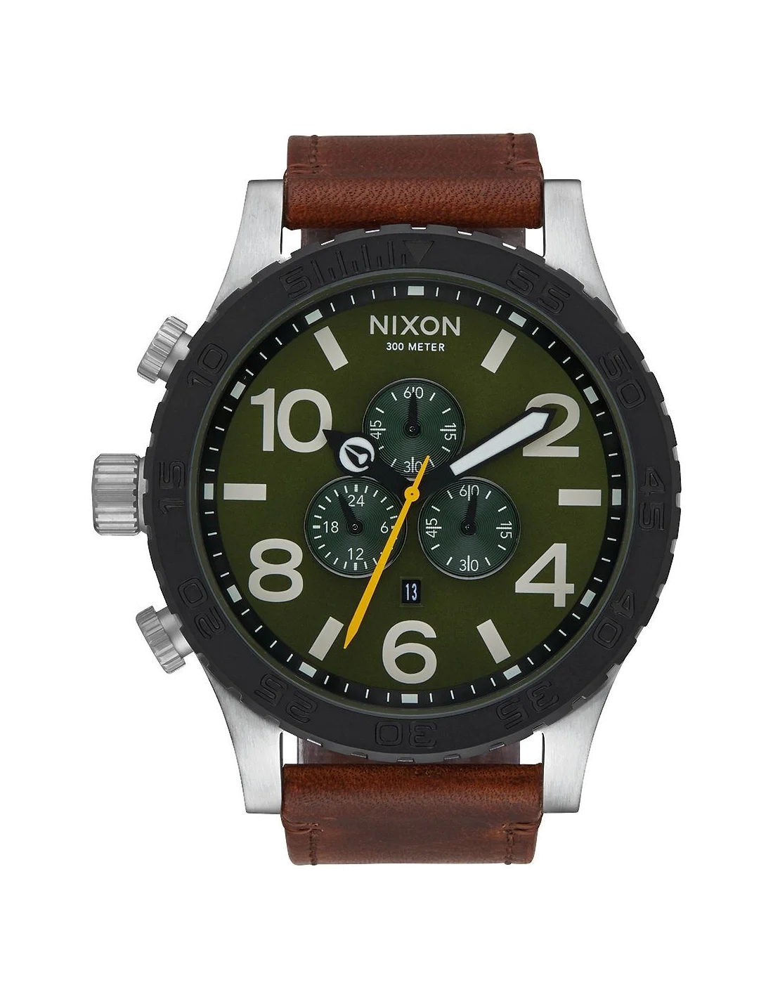 Montre Homme Nixon 51-30 Chrono A124-2334 Marron