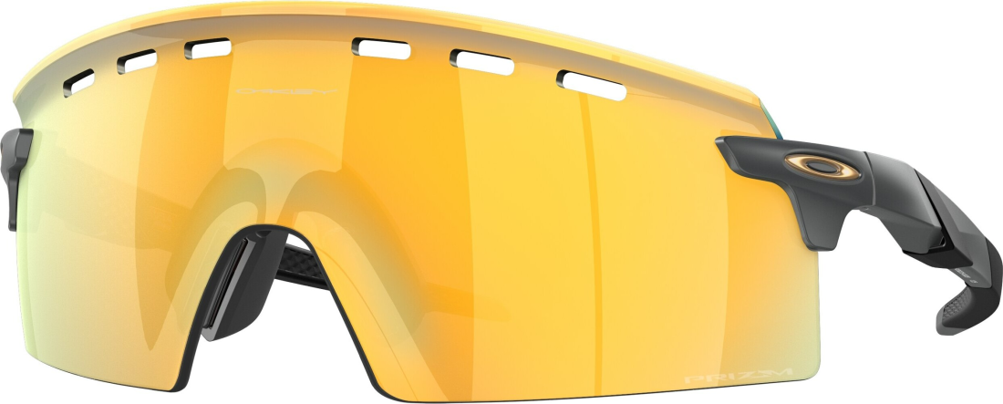Lunettes de soleil Oakley Encoder Strike Vented OO9235 - Jaune - Noir vue 3