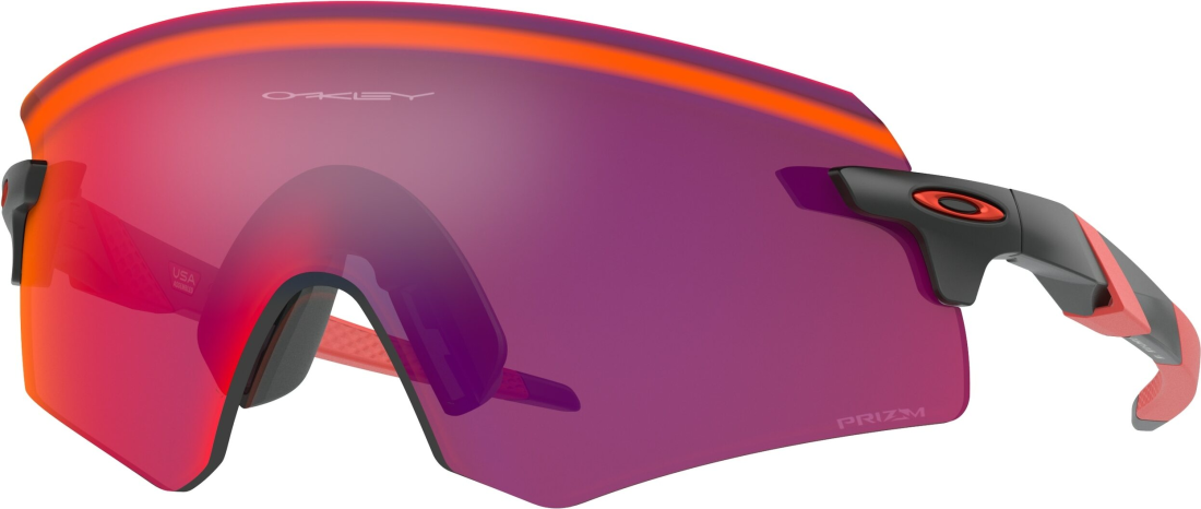 Lunettes de soleil Oakley Encoder OO9471 - Noir - Rouge vue 3