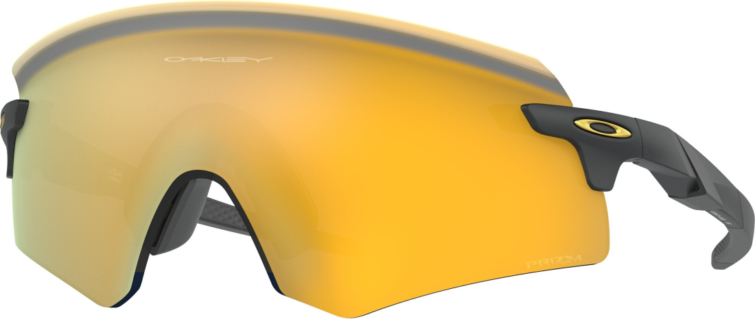 Lunettes de soleil Oakley Encoder OO9471 - Jaune - Noir vue 3