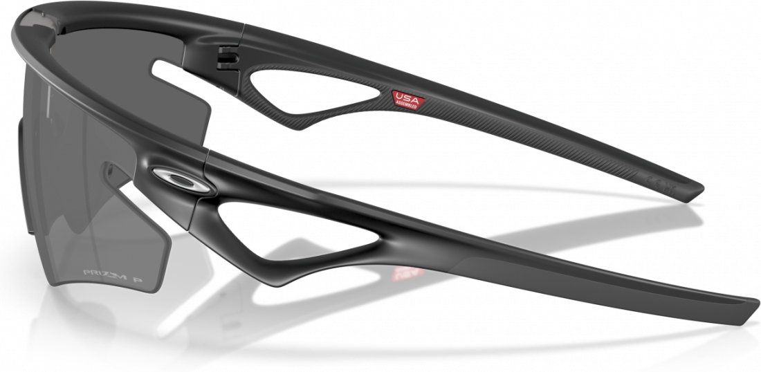 Lunettes de soleil Oakley Sphaera Slash OO9499 - Noir - Gris vue 2