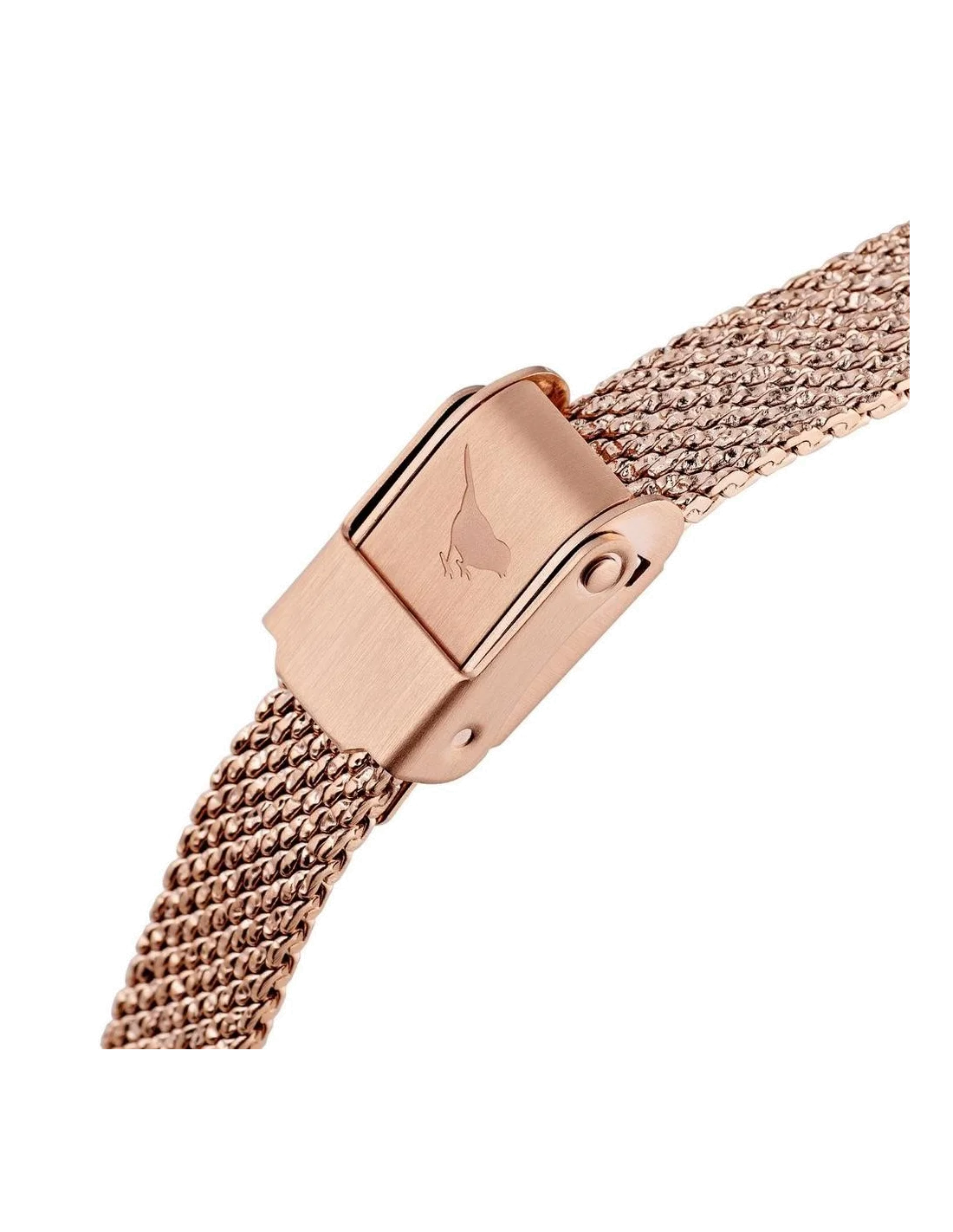 Montre Femme Olivia Burton OB16MC54 Cadran Gris Abeille 3D, Bracelet Maille Milanaise Argent vue 3