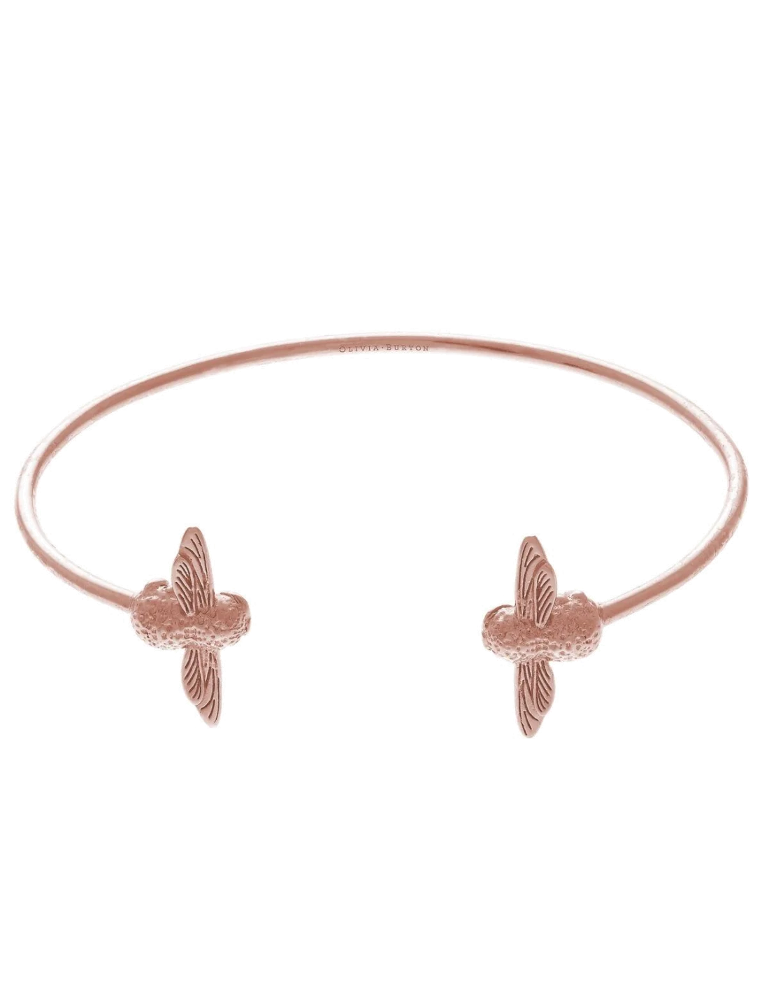 Bracelet Olivia Burton OBJ16AMB02 Abeille 3D en acier or rose pour femme