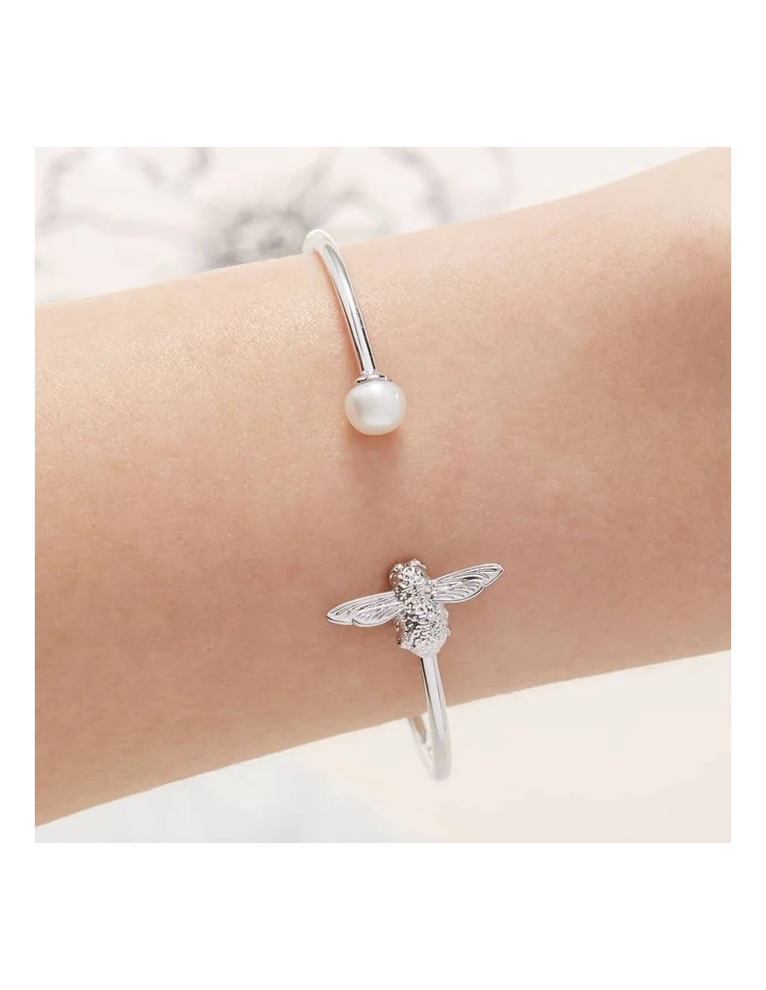 Bracelet Olivia Burton OBJ16AMB38 en acier argenté pour femme vue 2