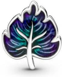 Charm Pandora argent Feuille Violette & Verte Pandora Moments vue 2