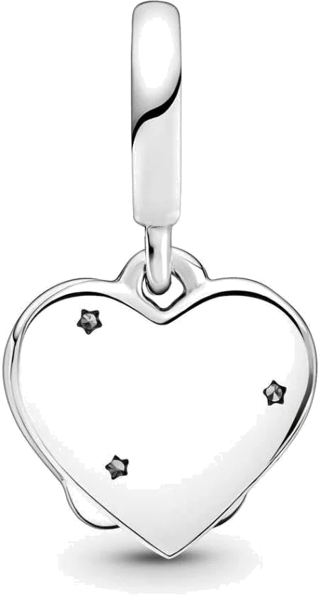 Charm Pandora Double Pendant argent Chats & Cœurs vue 2