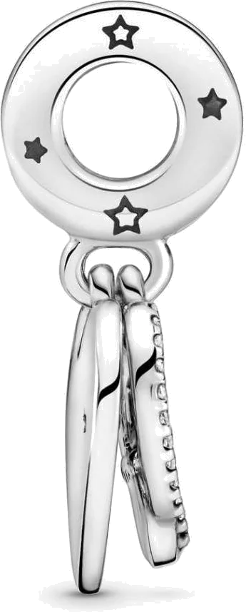Charm Pandora Double Pendant argent Chats & Cœurs vue 3