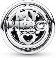 Charm Pandora Ajouré Pandora Moments Argenté - Ma Mère Mon Héroïne vue 2