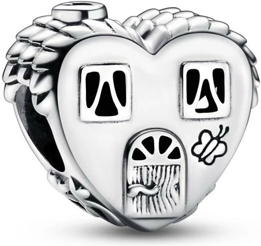 Charm Pandora Maison Cœur du Bonheur Argenté