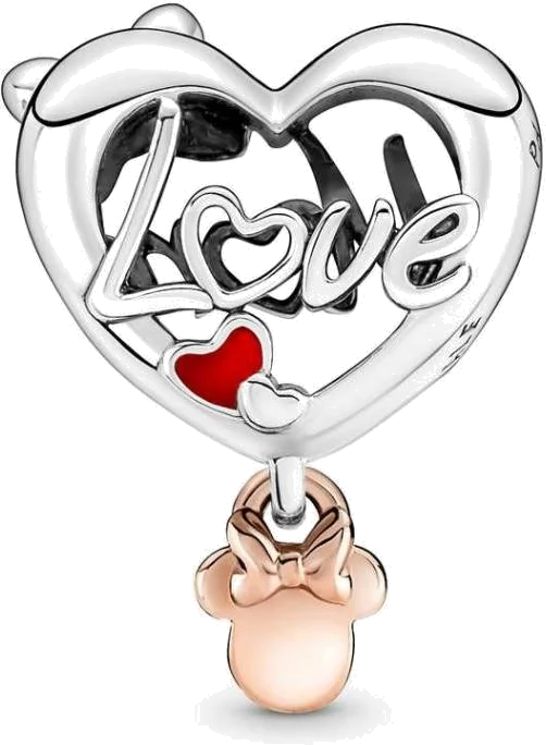 Charm Pandora Minnie Cœur Mom Rouge - Disney x Pandora