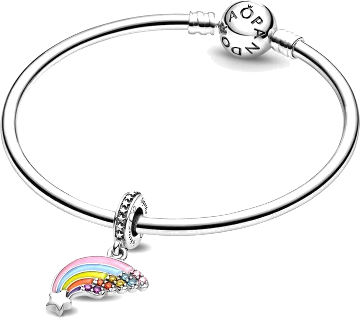 Pandora 799351C01 - Pendentif Charm Arc-en-Ciel Multicolore en Argent 925 pour Femme vue 4