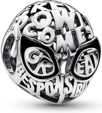 Charm Pandora Pandora Marvel Noir - Masque de Spider-Man