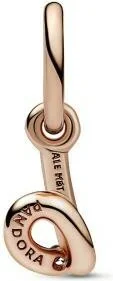Charm Pandora Pendant Alphabet Lettre b Manuscrite vue 2