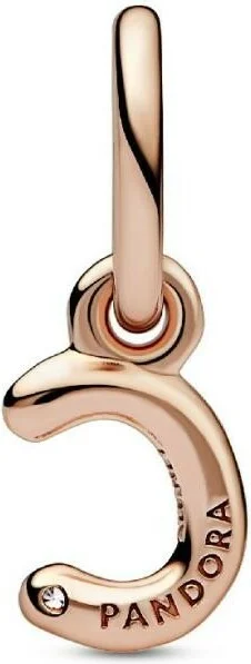 Charm Pandora Pendant Alphabet Lettre c Manuscrite