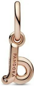 Charm Pandora Pendant Alphabet Lettre d Manuscrite vue 2