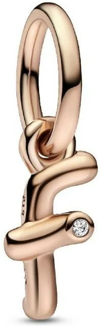 Charm Pandora Pendant Alphabet Lettre f Manuscrite