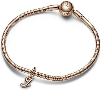 Charm Pandora Pendant Alphabet Lettre g Manuscrite vue 3