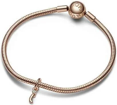 Charm Pandora Pendant Alphabet Lettre i Manuscrite vue 3