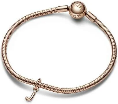 Charm Pandora Pendant Alphabet Lettre j Manuscrite vue 3