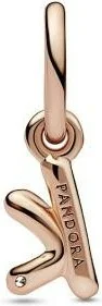 Charm Pandora Pendant Alphabet Lettre k Manuscrite vue 2