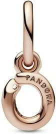 Charm Pandora Pendant Alphabet Lettre o Manuscrite vue 2