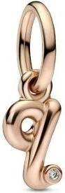 Charm Pandora Pendant Alphabet Lettre q Manuscrite vue 2