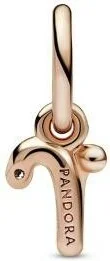 Charm Pandora Pendant Alphabet Lettre r Manuscrite vue 2