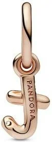 Charm Pandora Pendant Alphabet Lettre t Manuscrite vue 2