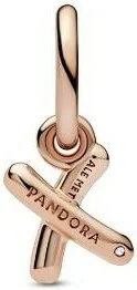 Charm Pandora Pendant Alphabet Lettre x Manuscrite vue 2