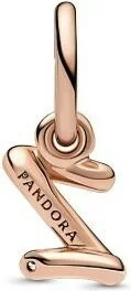 Charm Pandora Pendant Alphabet Lettre z Manuscrite vue 2