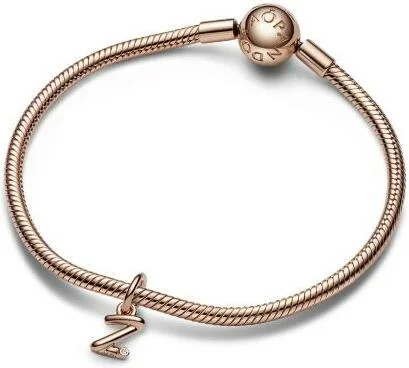 Charm Pandora Pendant Alphabet Lettre z Manuscrite vue 3