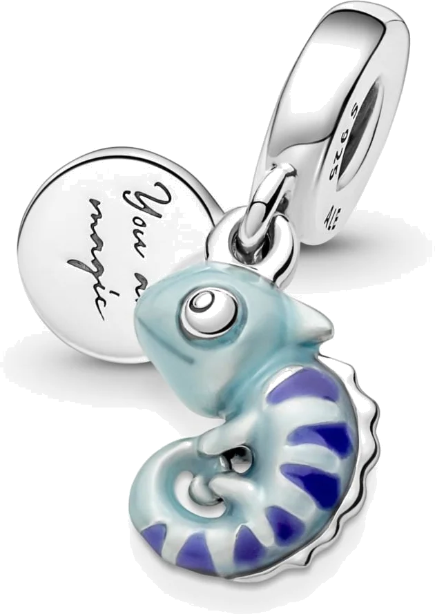 Pandora Pendentif Charm Caméléon Multicolore Argent 925 pour Femme - Réf. 791676C01