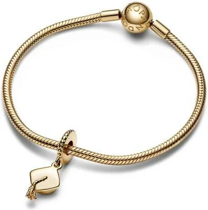 Pandora 761892C00 - Charm Pendant Chapeau de Diplômé en Or 585/1000 pour Femme vue 3