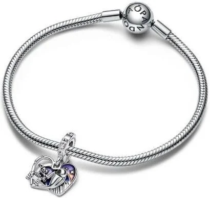 Charm Pandora Pendant Pixar Wall-E et Eve Luminescent vue 2