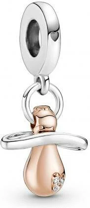 Charm Pandora Pendant Tétine Argenté Pandora Moments vue 2