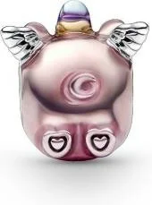 Charm Pandora Cochon-Licorne Volant vue 2