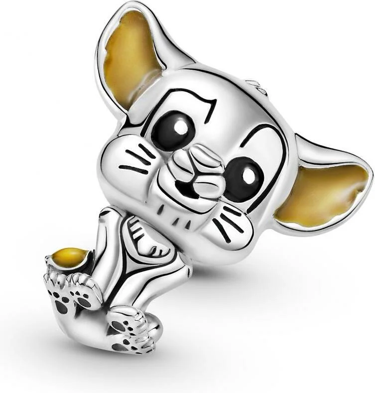 Charm Pandora argent Simba Disney x Pandora
