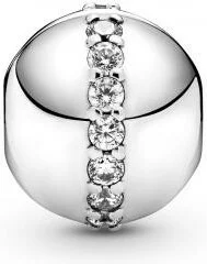 Charm Pandora Clip argent Ligne Scintillante Pandora Timeless vue 2