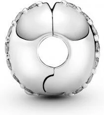 Charm Pandora Clip argent Ligne Scintillante Pandora Timeless vue 3