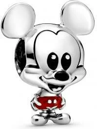 Charm Pandora argent Mickey Pantalon Rouge Disney x Pandora vue 2