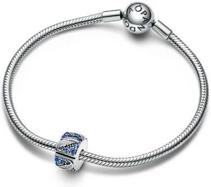 Charm PandoraPlume Recourbée et Pavé vue 3