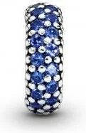 Charm Pandora Espaceur Scintillant Bleu Pandora Moments Argent 925/1000 vue 2