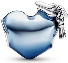 Charm Pandora Cœur Diplômé 2023 en Argent 925 Bleu pour Femme - Réf. 792590C01 vue 2